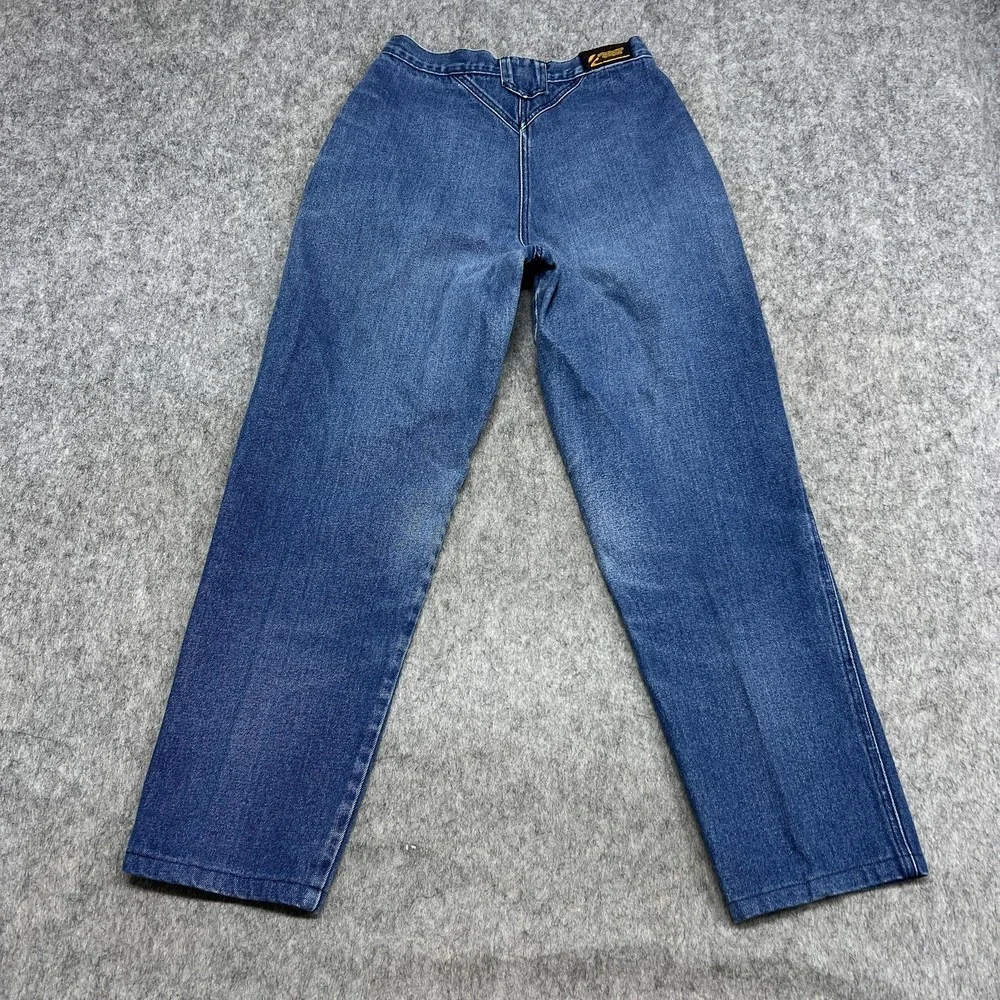 Vintage Rocky Mountain Jeans Womens 11/12 Blue Mom‎ High Rise Straight FITS26x29